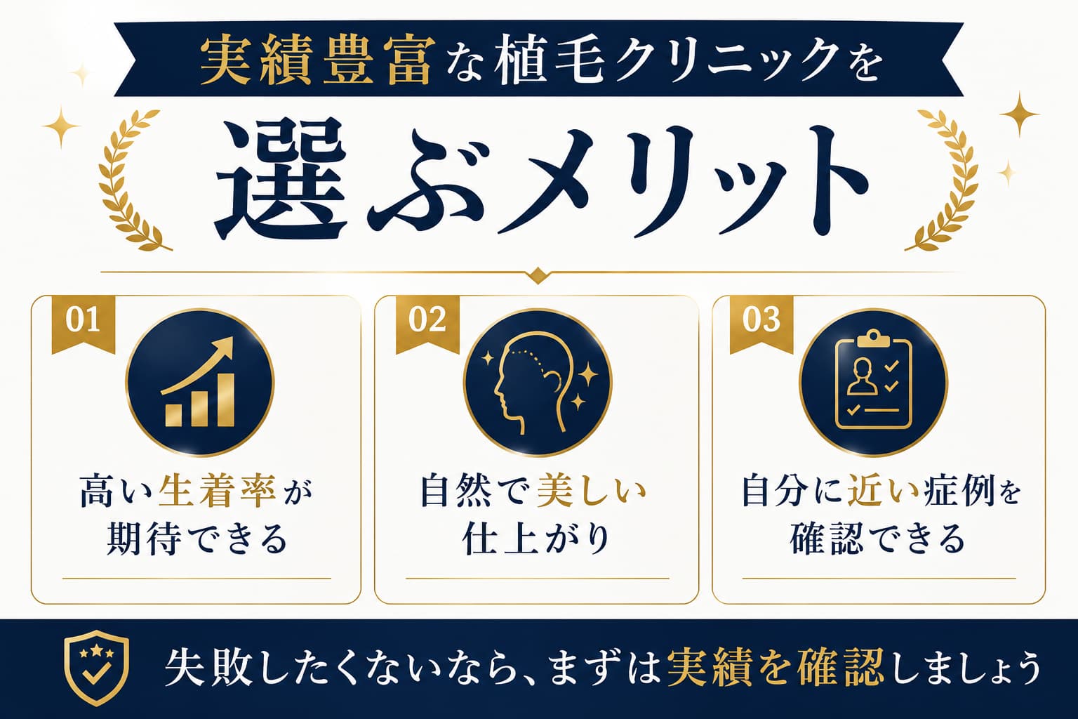 実績豊富な植毛クリニックを選ぶメリット